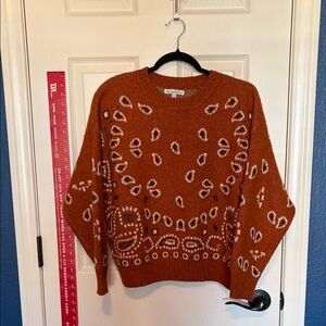 SEE AND BE SEEN Women's Paisley Sweater